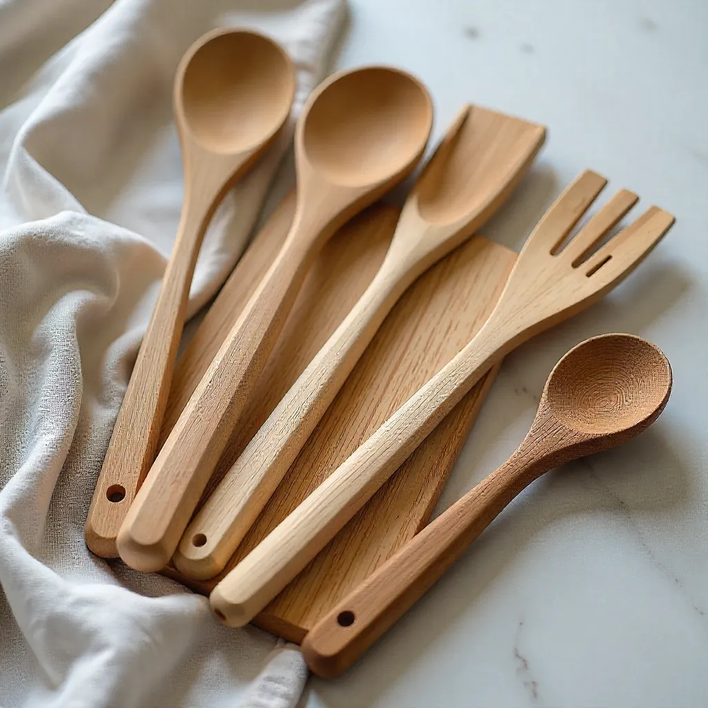 Handcrafted wooden cutting board with natural edge